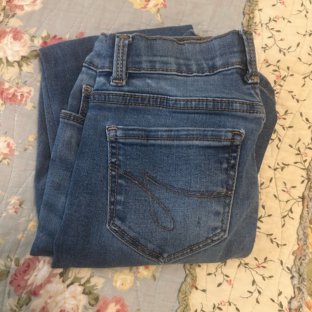 Girls Blue Skinny Jeans